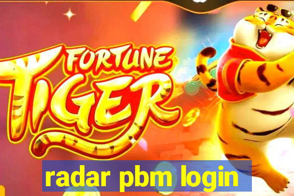 radar pbm login